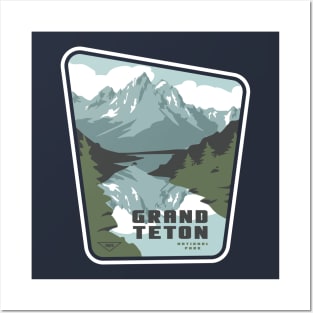 Grand Teton National Park Design Posters and Art